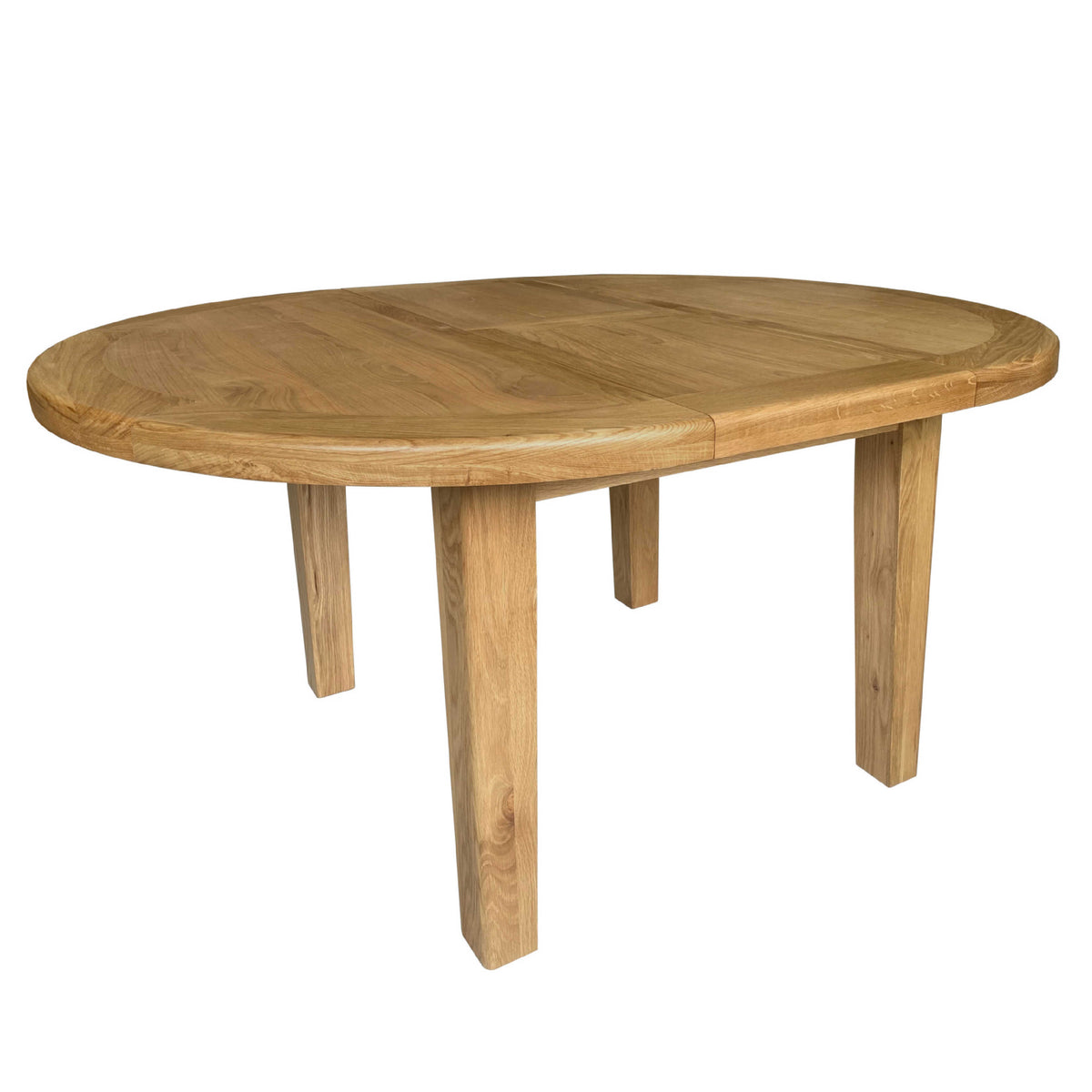 Elsham Oak Round Extending Dining Table