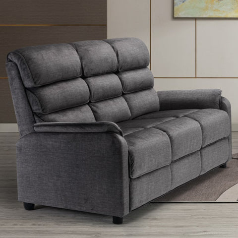 Savoy Sofa - 3 Seater Fixed - Grey