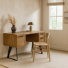 Havana Industrial Oak Desk
