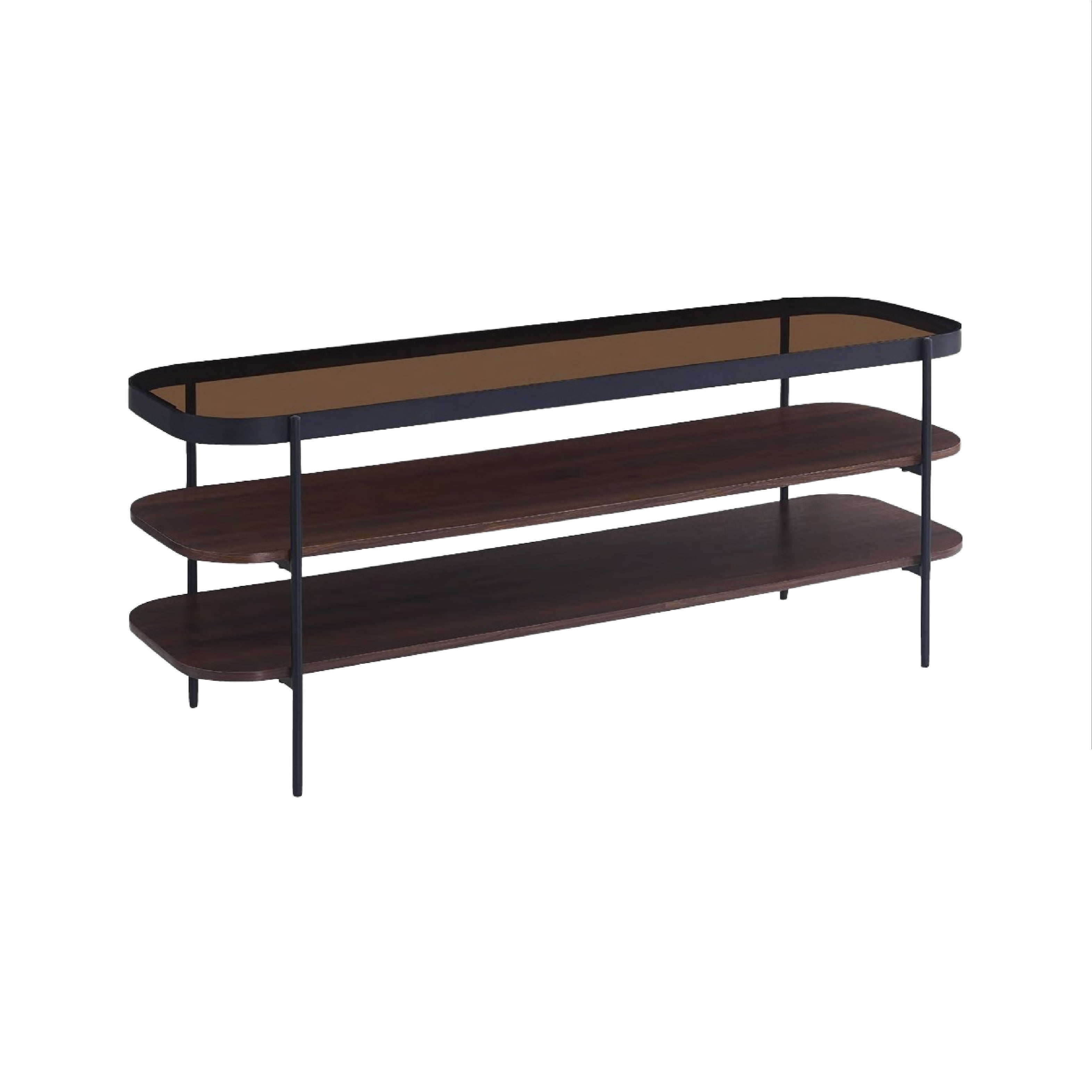 Soho Walnut & Glass - TV Unit