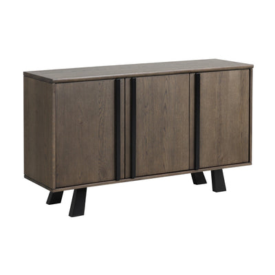 Stamford Dark Oak Petite Sideboard - 3 Door