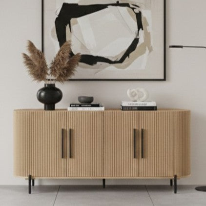 Stockholm Curved Sideboard - 4 Door