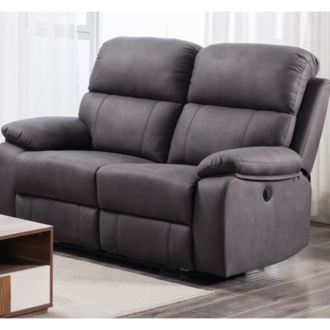 Stretford Sofa - 2 Seater - Electric Recliner - Dark Grey
