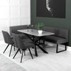 Otto Straight Bench - Grey
