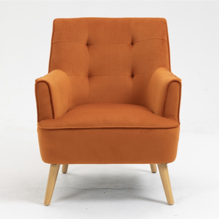 Tara Accent Chair - Burnt Orange