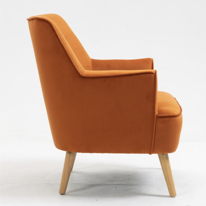 Tara Accent Chair - Burnt Orange