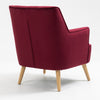 Tara Accent Chair - Dark Crimson