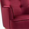 Tara Accent Chair - Dark Crimson