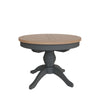 Cotswold Charcoal Painted & Oak - Round Butterfly Extending Table