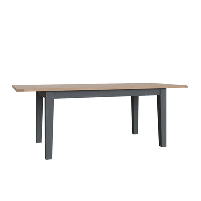 Cotswold Charcoal Painted & Oak - 160cm Extending Dining Table