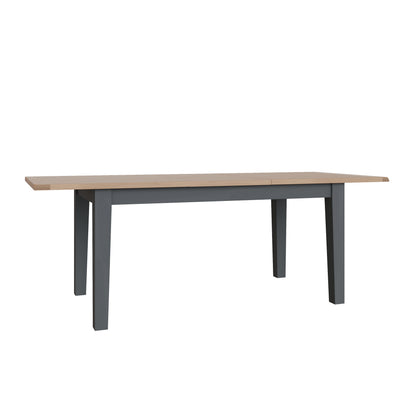 Cotswold Charcoal Painted & Oak - 160cm Extending Dining Table