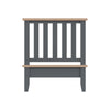 Cotswold Charcoal Painted & Oak Bed - 3ft