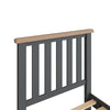 Cotswold Charcoal Painted & Oak Bed - 3ft