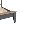 Cotswold Charcoal Painted & Oak Bed - 3ft