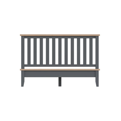 Cotswold Charcoal Painted & Oak Bed - 6ft
