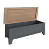 Cotswold Charcoal Painted & Oak Blanket Box