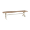 Cotswold White Painted & Oak Dining Bench