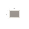 Cotswold White Painted & Oak Large Wall Mirror
