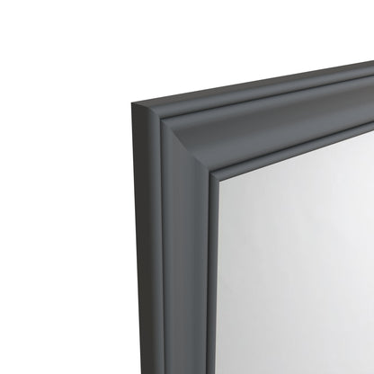 Cotswold Charcoal Painted & Oak Small Wall Mirror