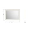 Cotswold White Painted & Oak Small Wall Mirror