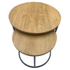 Trend Round Nest of 2 Coffee Tables