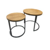 Trend Round Nest of 2 Lamp Tables