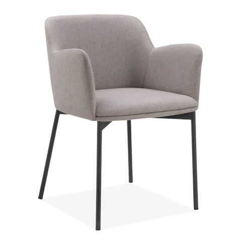 Trento Sintered Stone Dining Chair - Light Grey
