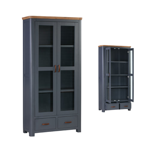 Treviso Midnight Blue Display Cabinet