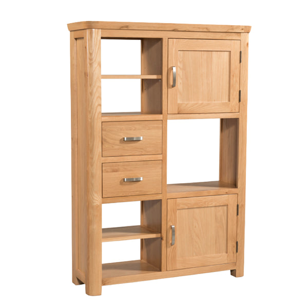 Treviso Oak High Display Unit