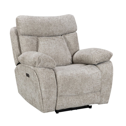 Venice Arm Chair - Electric Recliner - Biscuit