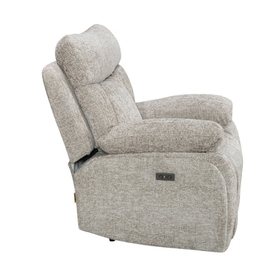 Venice Arm Chair - Electric Recliner - Biscuit