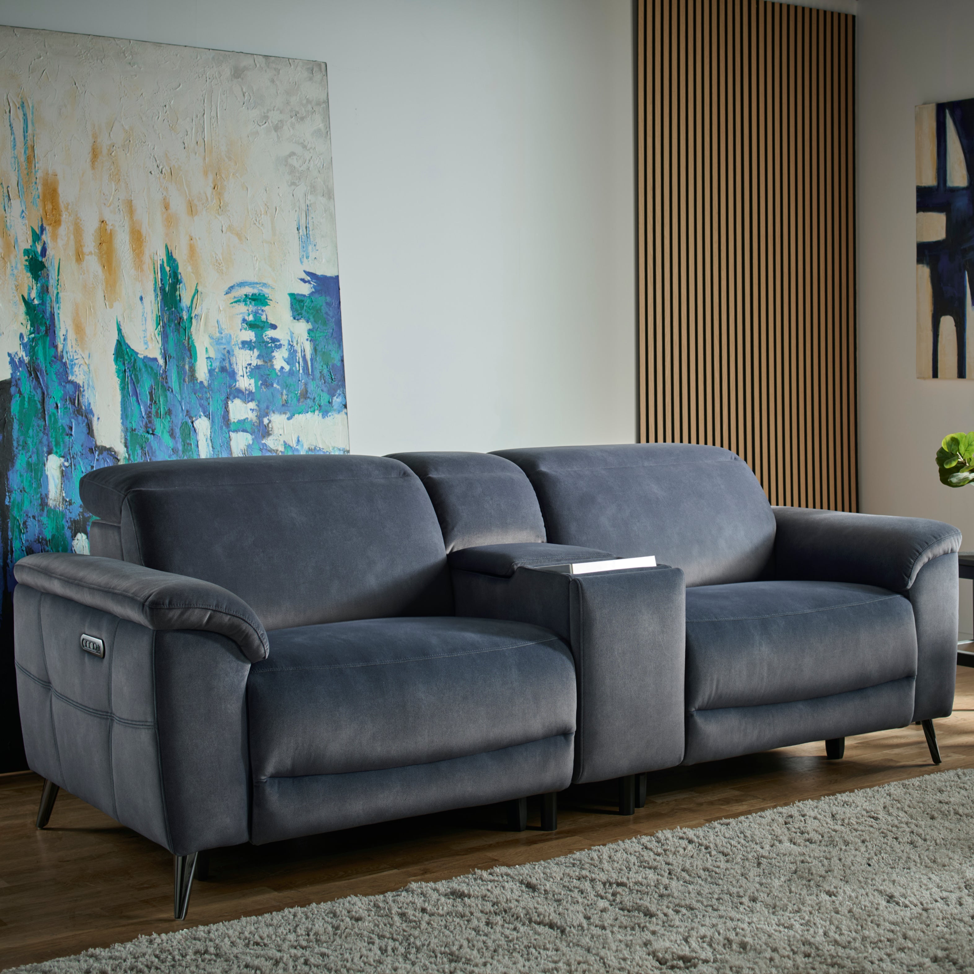 Virgo Sofa - 3 Seater Power Recliner with Sofa Screen & Power Head Tilt