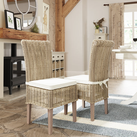 Wicklewood Wicker Chair with Cushion