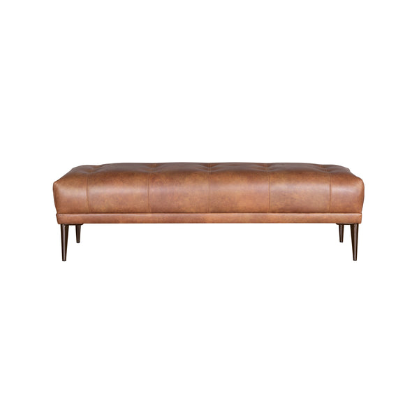 Buoyant Accent Warren Leather Footstool