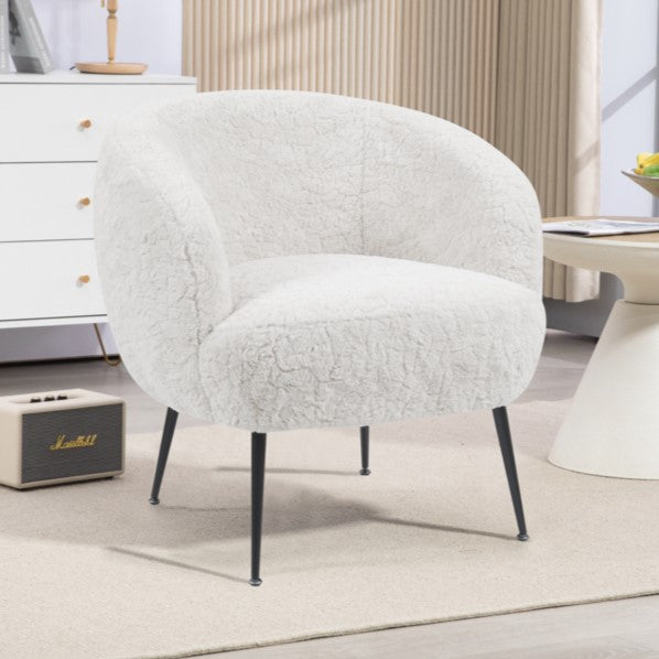 Willow Accent Chair - Lamb White