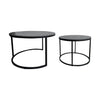 Zeus Round Nest of 2 Coffee Tables