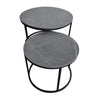 Zeus Round Nest of 2 Coffee Tables