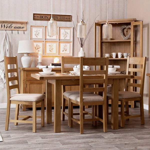 Oakdale Oak Extending Dining Table - 1m