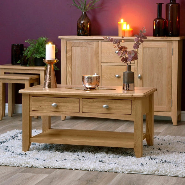 Modena Oak Coffee Table - Large