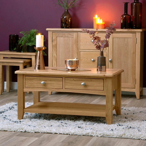 Modena Oak Coffee Table - Large