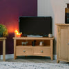 Modena Oak TV Unit - Corner