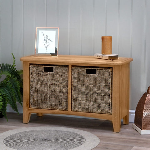 Modena Oak Hall Bench