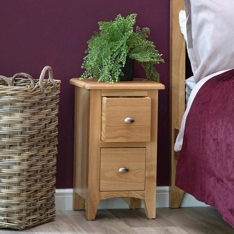 Modena Oak Bedside - Small