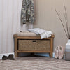 Norfolk Oak Hall Bench Seat - Corner