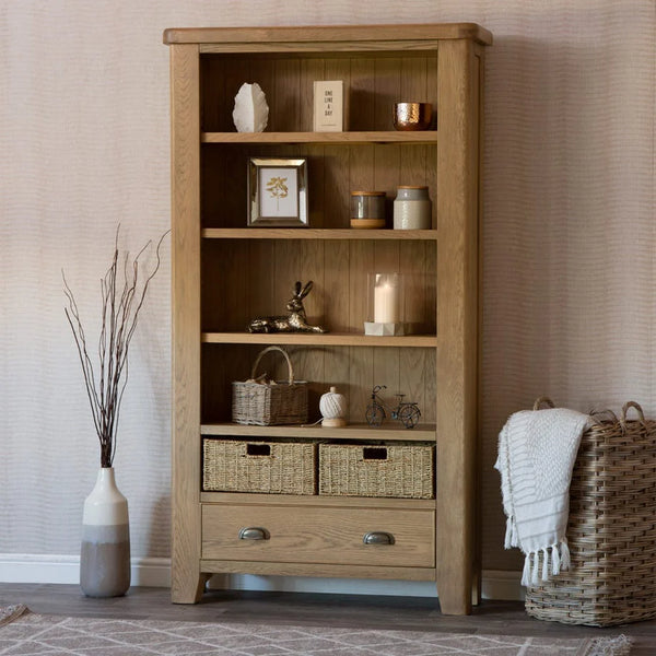Norfolk Oak Bookcase - Large