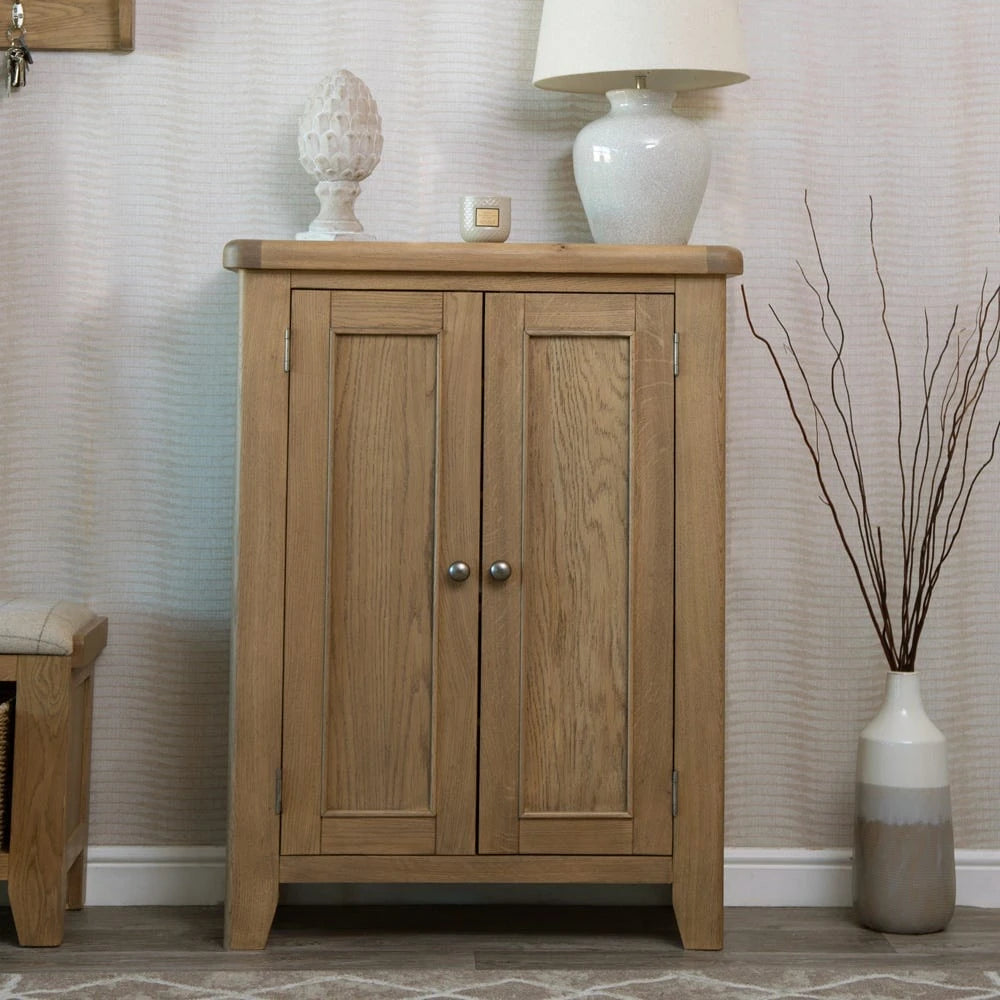 Norfolk Oak Shoe Cupboard