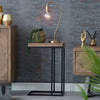 Havana Industrial Oak Sofa Table