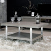 Sloane Oak & Chrome Coffee Table - Small