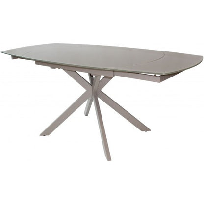 Flux Contemporary Motion Dining Table - Cappuccino