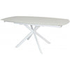 Flux Contemporary Motion Dining Table - White